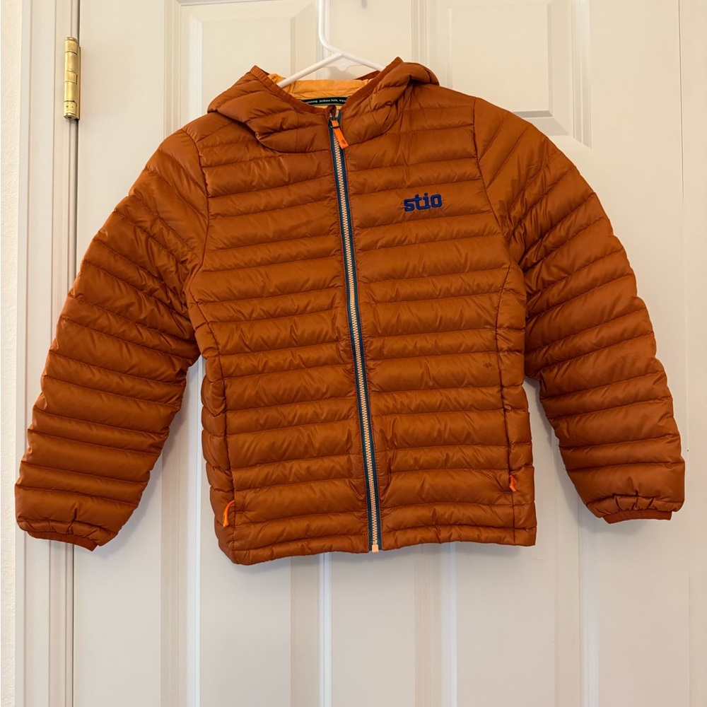 Stio Kids' Orange Puffer Jacket